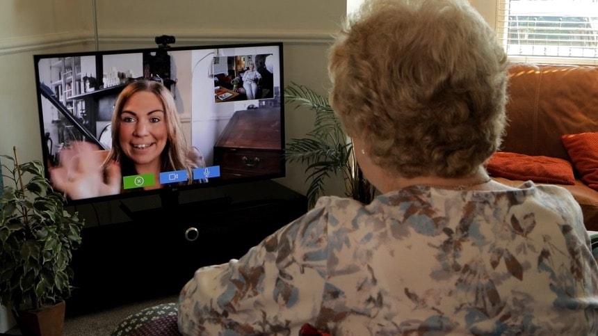 New TV app launching in the UK to help combat loneliness in the elderly
